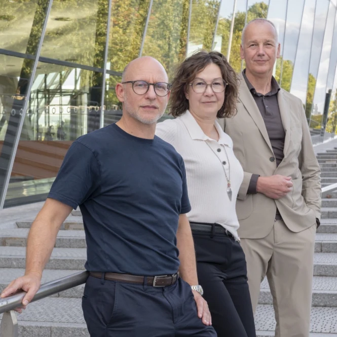 Die Geschäftsführung von Dälken: Marc-André Herschel, Katrin Häsler und Bernd Dälken